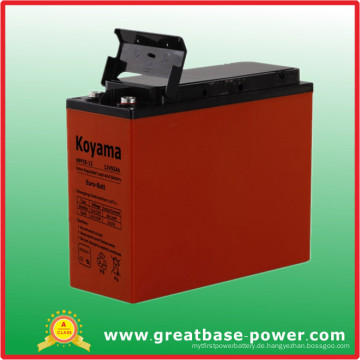 Hochleistungs 19 &quot;/ 23&quot; Power Cabinet Batterie Front Access Terminal AGM Batterie 55ah 12V